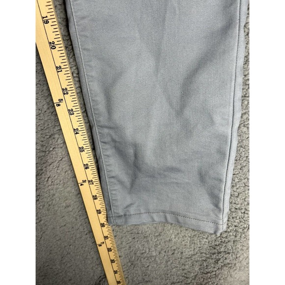 PRANA Jeans Pants Womens 12 / 31 Light Gray/blue KARA Denim Stretch Mid Rise - Picture 8 of 9